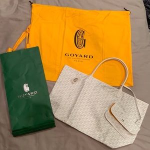Goyard Saint Louis GM Tote - White